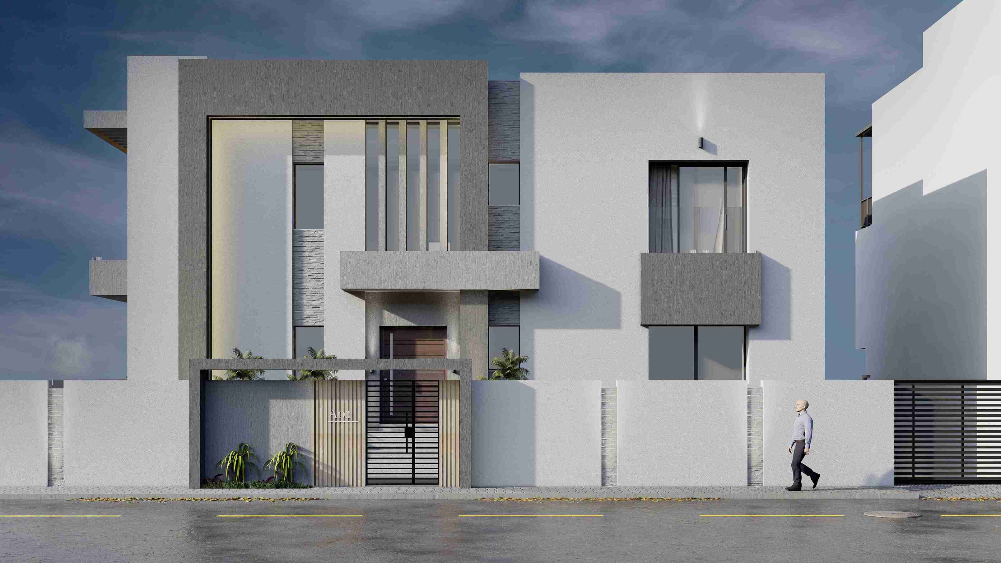 VILLA A LA SOUKRA EN R+1 ET SOUS SOL